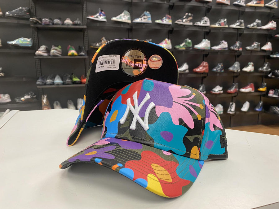 New York Yankees Olive/Multi-Color Camo New Era Hat