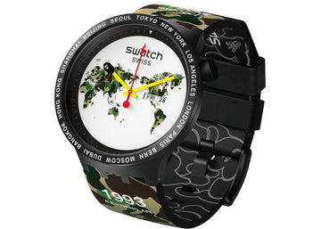 Swatch x Bape Big Bold The World Edition