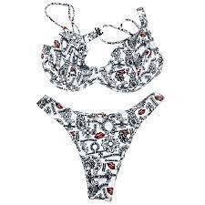 Chrome Hearts Matty Boy Two Piece Bikini