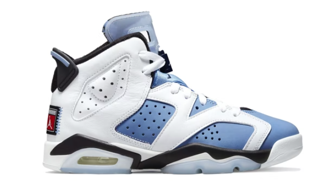 Jordan 6 Retro UNC White (GS)