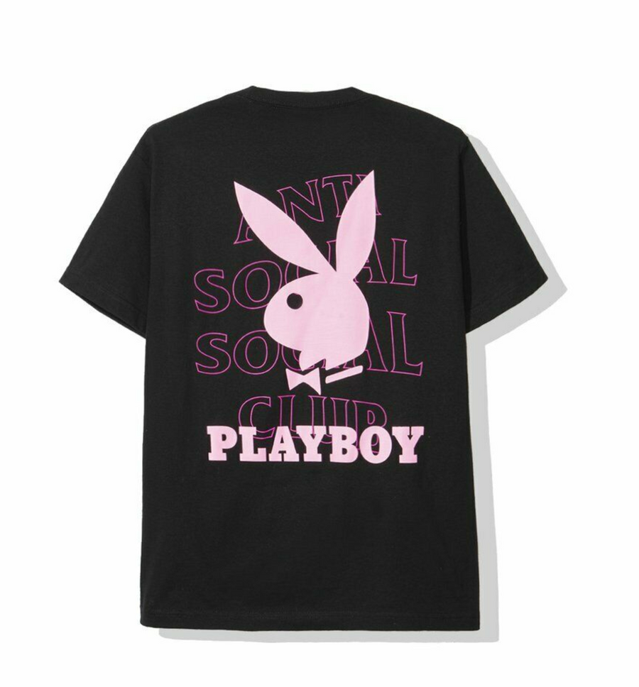 Anti Social Social Club x Playboy Black Tee
