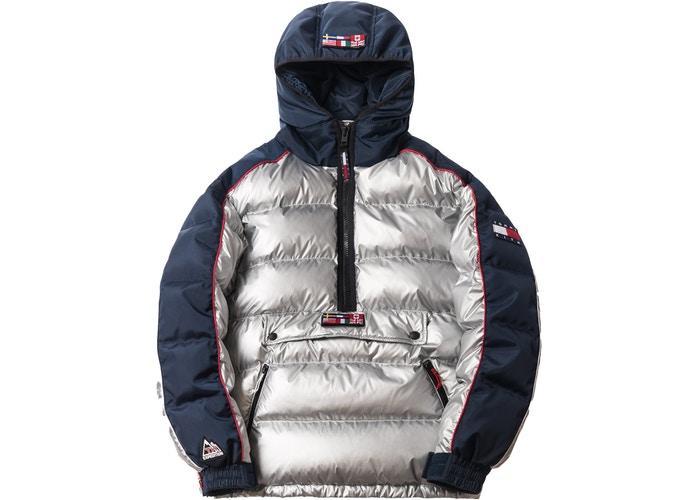 Kith x Tommy Hilfiger Expedition Puffer Pullover Silver