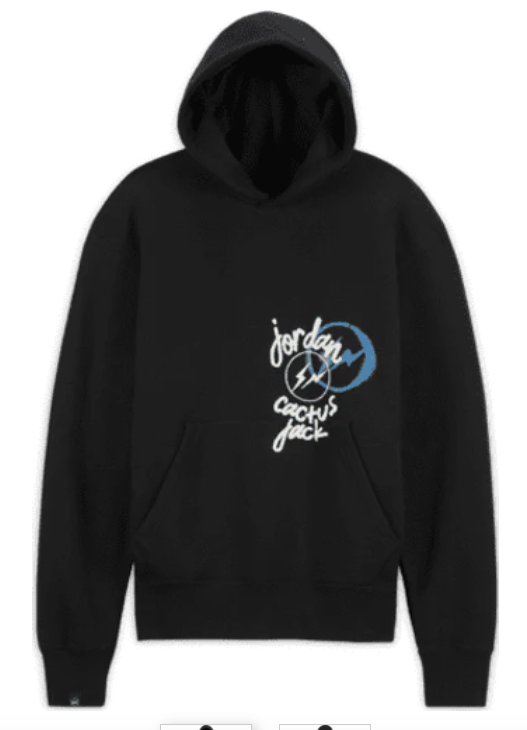 Travis Scott x Jordan x Fragment Hoodie Black