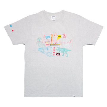 BBC X Welcome To Chicago Tee Grey