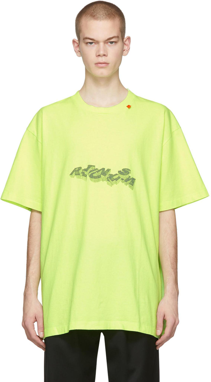 OFF-WHITE 3d Pencil Short Sleeve T-shirt Neon