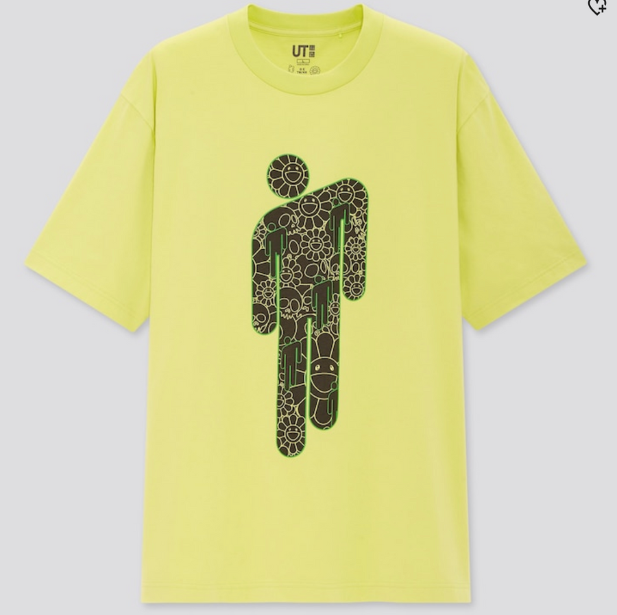 BILLIE EILISH BY TAKASHI MURAKAMI UT (SHORT-SLEEVE OVERSIZED GRAPHIC T-SHIRT GREEN)