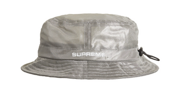 Supreme Mesh Crusher Grey Bucket Hat