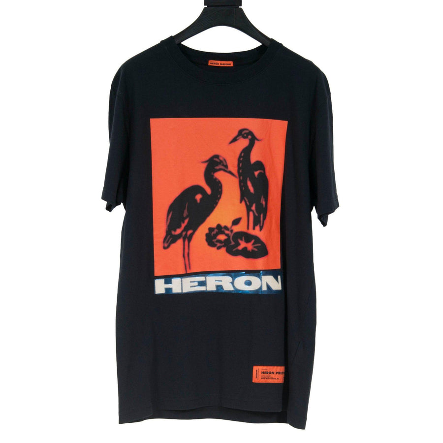 HERON PRESTON  GRAPHIC PRINT BIRD T SHIRT