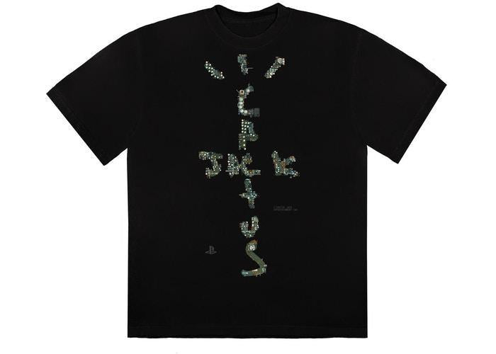 Travis Scott Motherboard Logo I T-Shirt Black