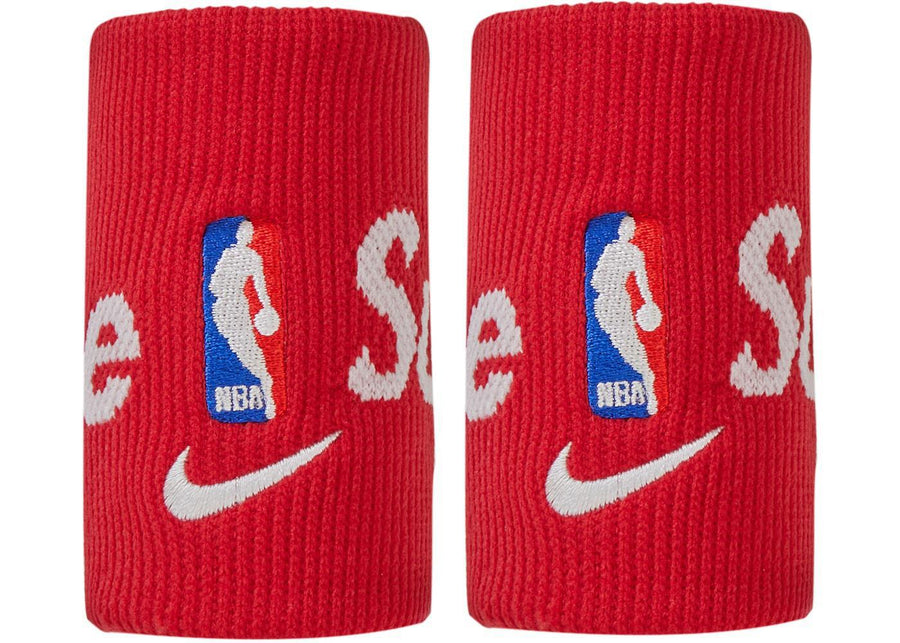 Supreme Nike NBA Wristbands (Pack Of 2) Red