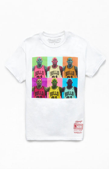 Mitchell & Ness Pop Art Dennis Rodman T-Shirt