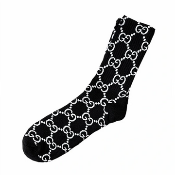 Imran Potato Black ‘GG’ Logo Socks