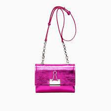 Off White Laminate Soft Small Bag