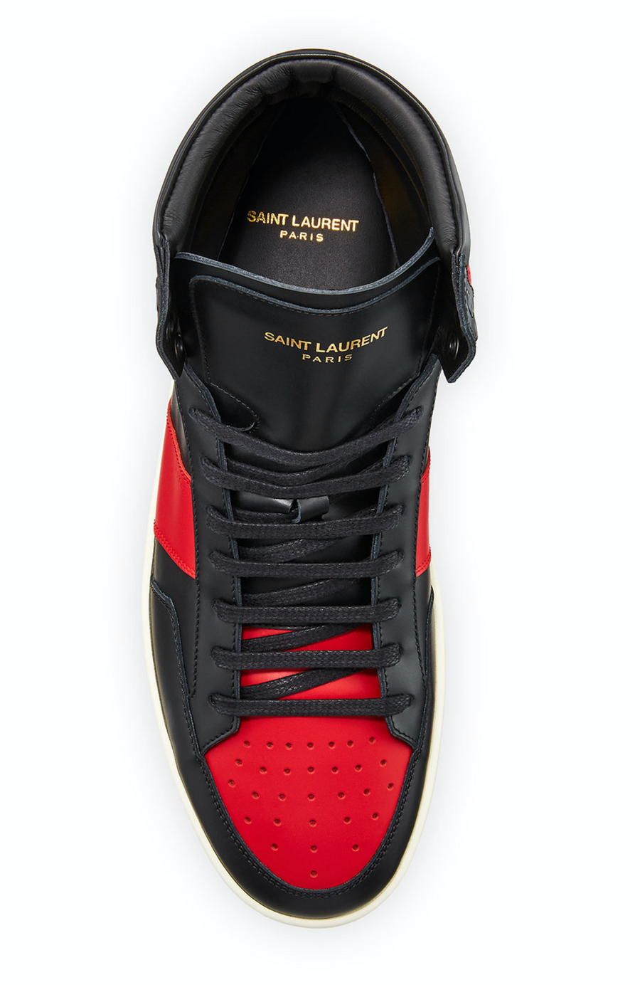 Saint Laurent Men's SL/10H Leather High-Top Sneakers