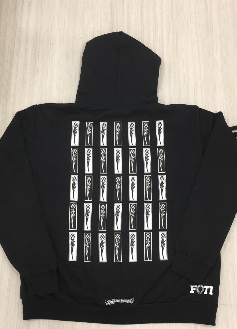 Chrome Hearts Skull Lizard Black Red Jacket