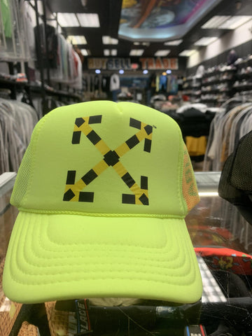 Off White Green Arrow Cap