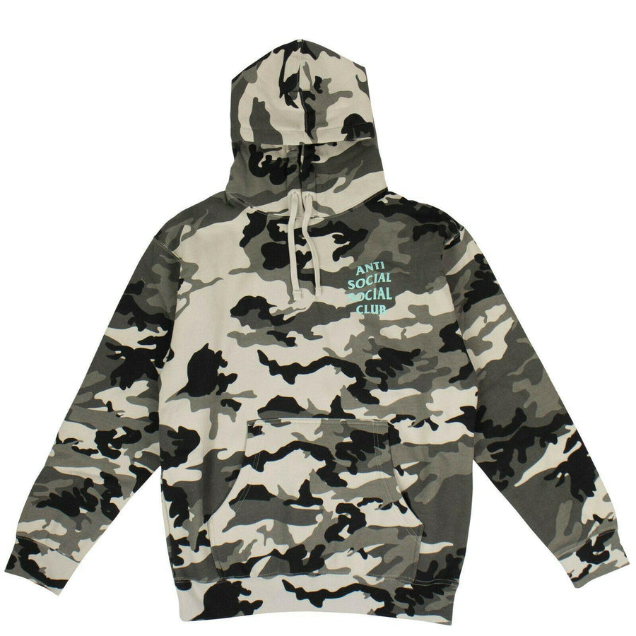 Anti Social Social Club Green Camo Melrose Ave Hooded Sweatshirt