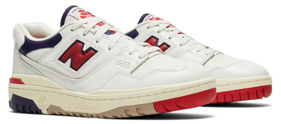 New Balance 550 Aime Leon Dore White Navy Red