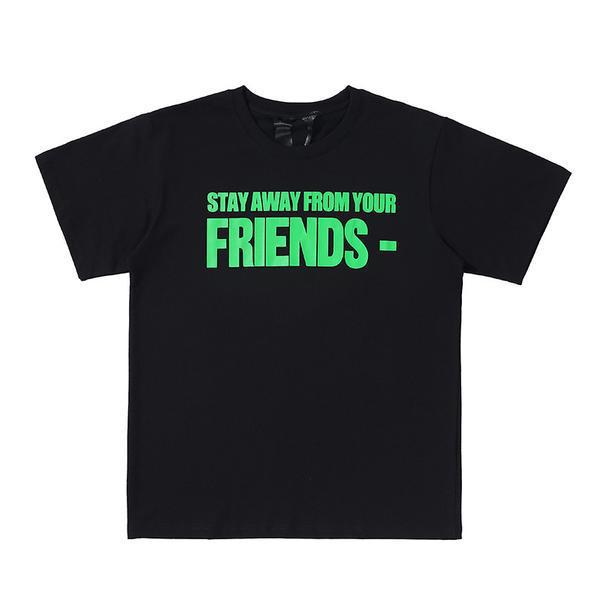 Vlone 'Stay Away From Your Friends' COVID-19 Tee Black/Green