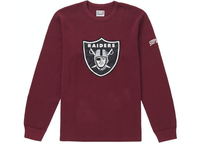 Supreme NFL x Raiders x '47 Thermal Maroon