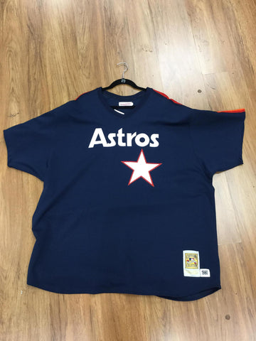 Vintage MLB 1980 Houston Astros Nolan Ryan #34 Jersey Mitchell Ness