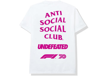 Anti Social Social Club UNDFTD X F1 Tee White