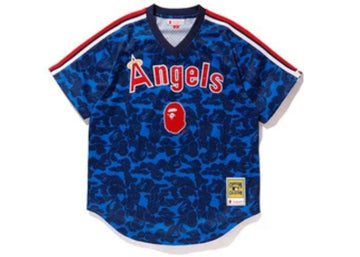 BAPE x Mitchell & Ness Angels Jersey Navy
