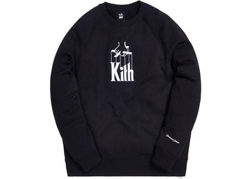 Kith x The Godfather Puppet Crewneck Black