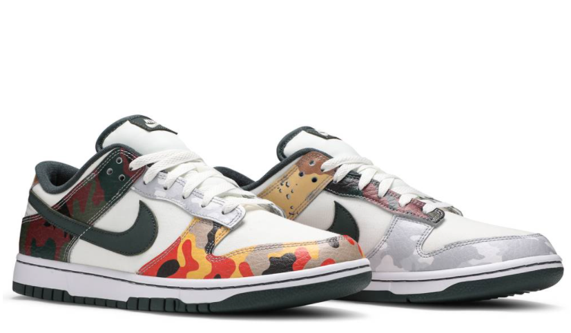 Nike Dunk Low SE Sail Multi-Camo