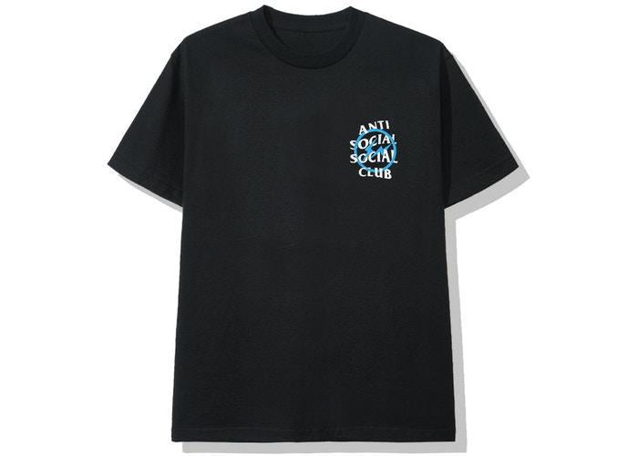 Anti Social Social Club x Fragment Blue Bolt Tee Black