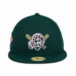 Exclusive New Era 59fifty Pittsburg Pirates 2006 All Star Game Patch W Pink UV Alternate Hat Green