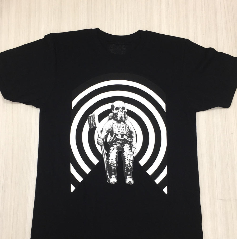 Chrome Hearts Foti Front Skull Astronaut Black Tee