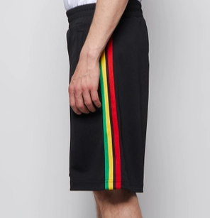 PALM ANGELS Exodus Track Short, Black