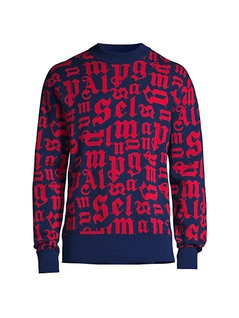 Palm Angels Broken Monogram Sweater