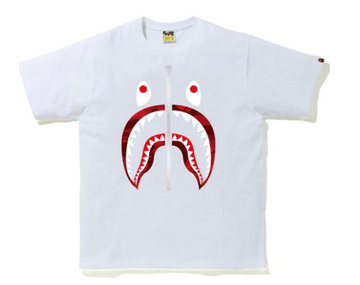 BAPE Color Camo Shark T-Shirt (SS20) White/Red