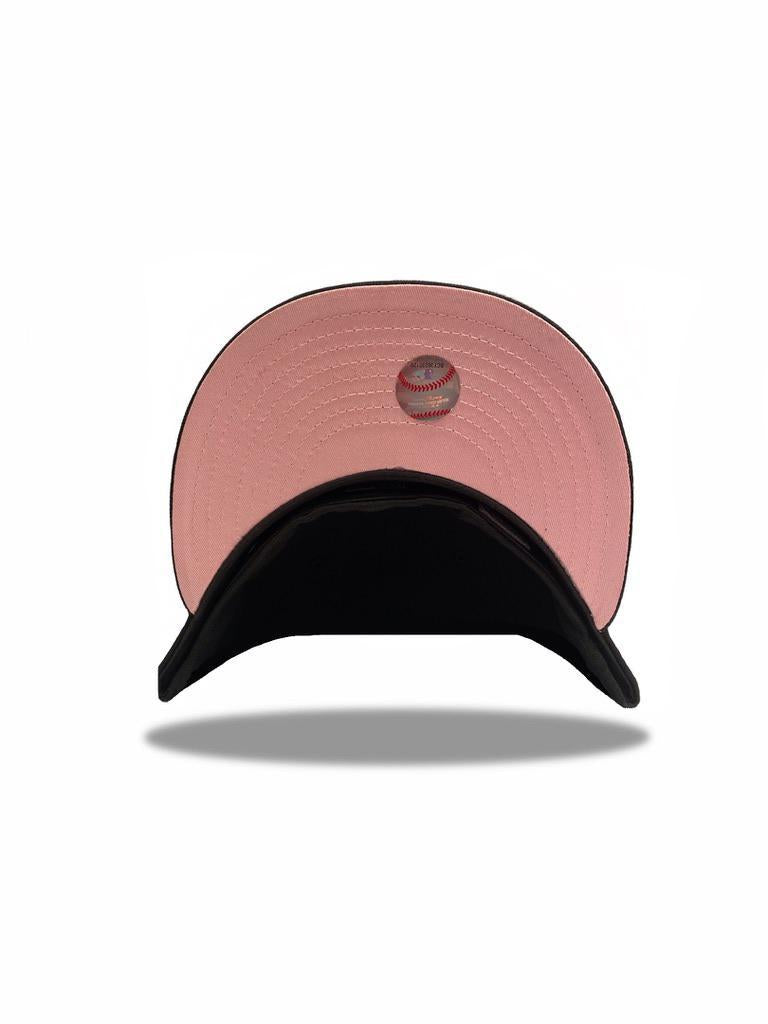 EXCLUSIVE NEW ERA 59FIFTY PHILADELPHIA PHILLIES 1980 WORLD SERIES PATCH PINK UV HAT - MAROON