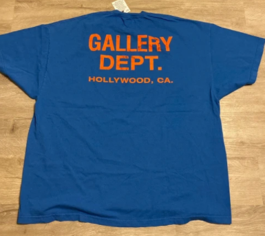 Gallery Dept Blue and Orange Shirt