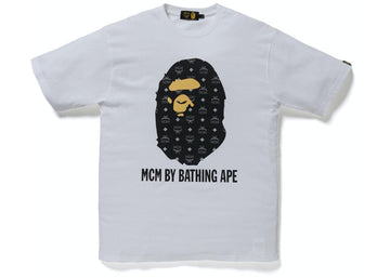 BAPE x MCM By Bathing Tee White/Black