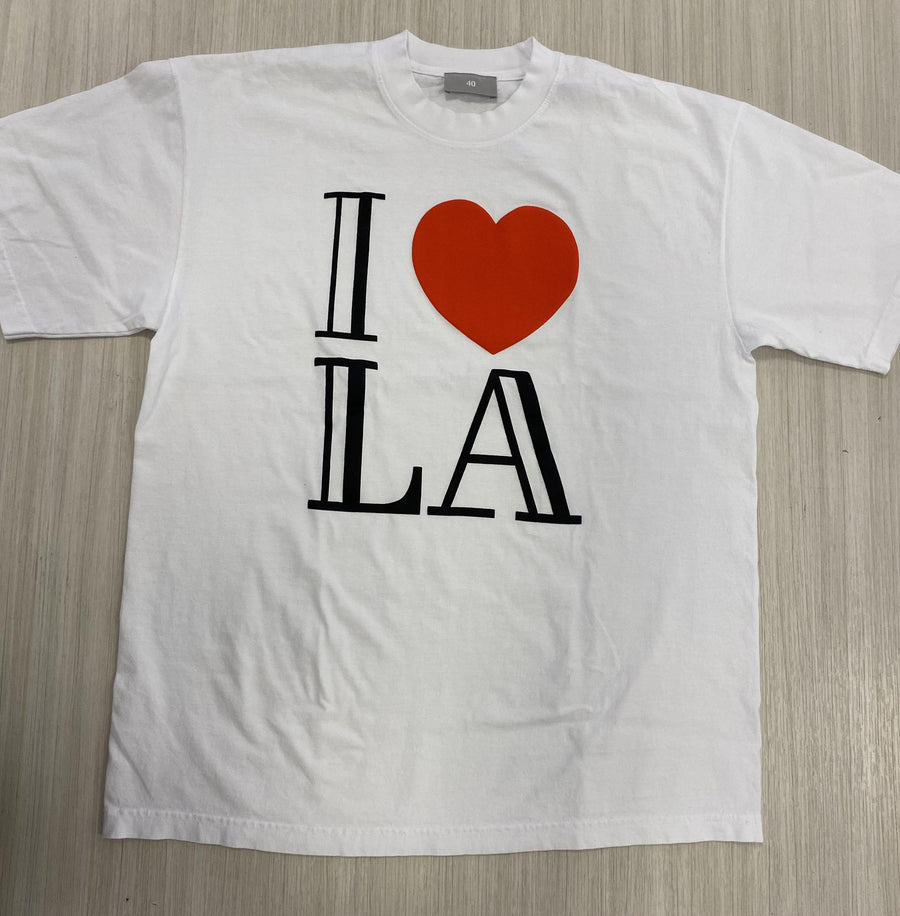 40 New York 'I Love LA' Tee White