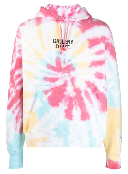 GALLERY DEPT. Marina Tie-Dye Cotton Hoodie