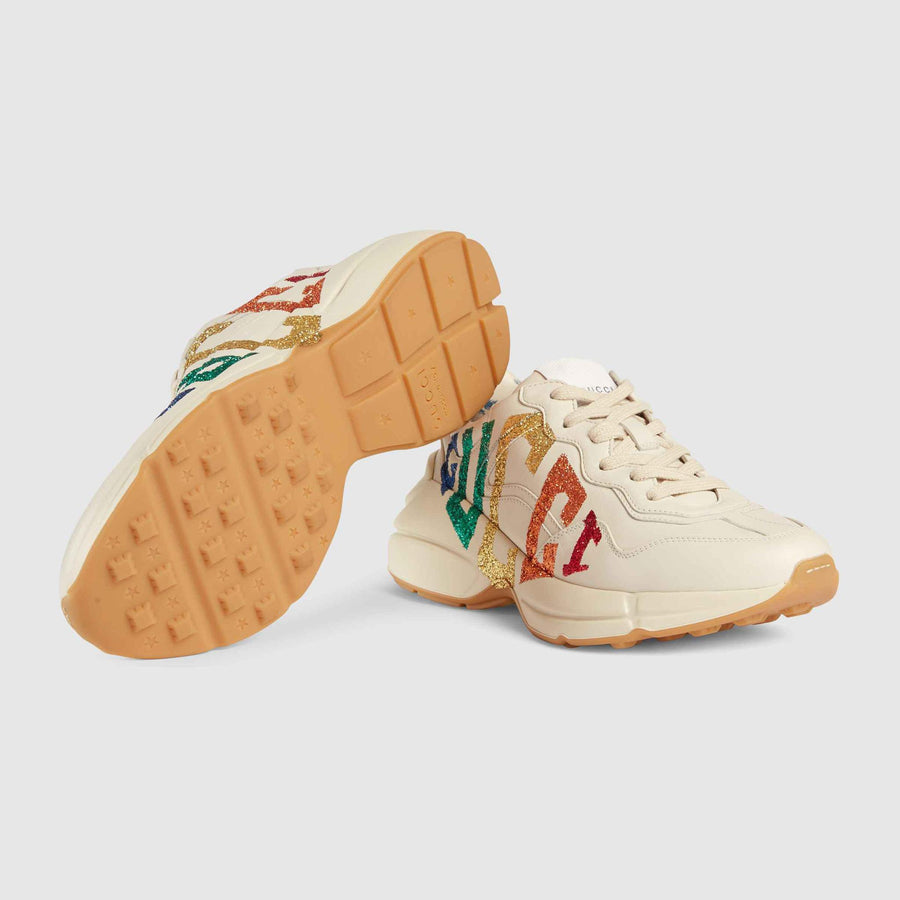 Gucci Women's Rhython Glitter Sneaker