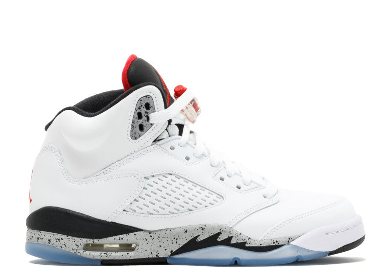 Pre School Air Jordan 5 Retro White Cement