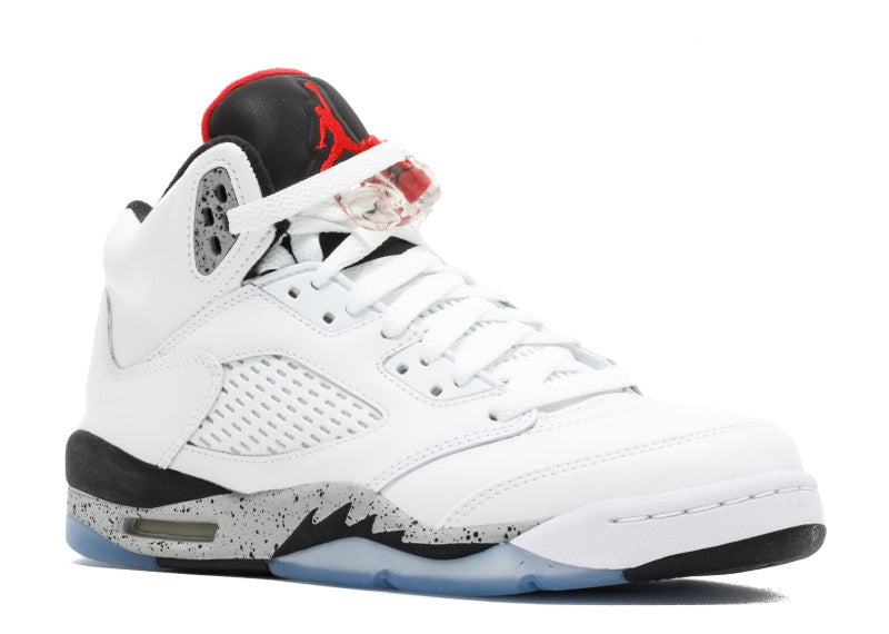 Pre School Air Jordan 5 Retro White Cement