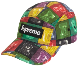 Supreme Blocks Camp Cap Multicolor