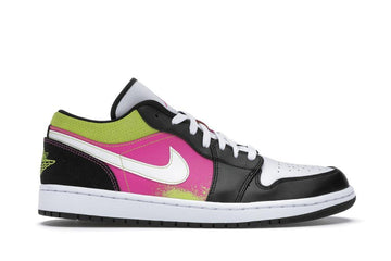 Air Jordan 1 Low Black Active Fuchsia Cyber