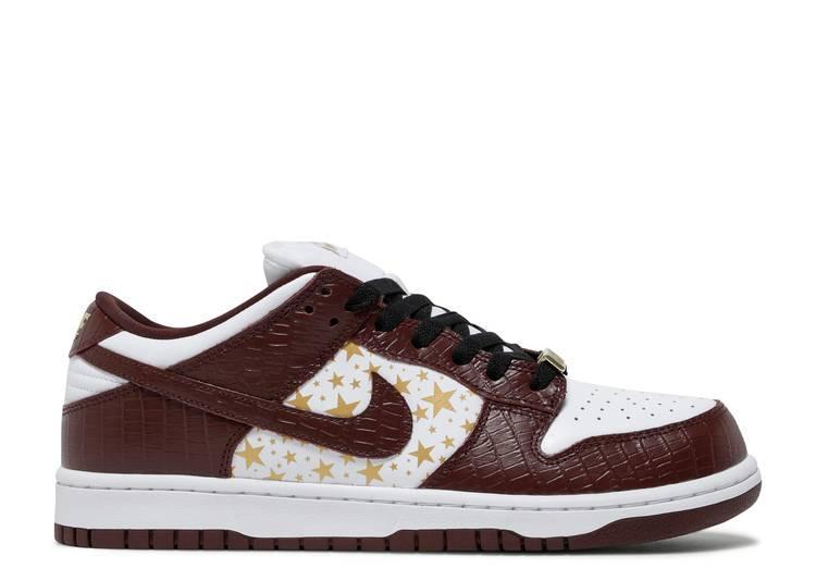 Nike SB Dunk Low Supreme Stars Barkroot Brown (2021)