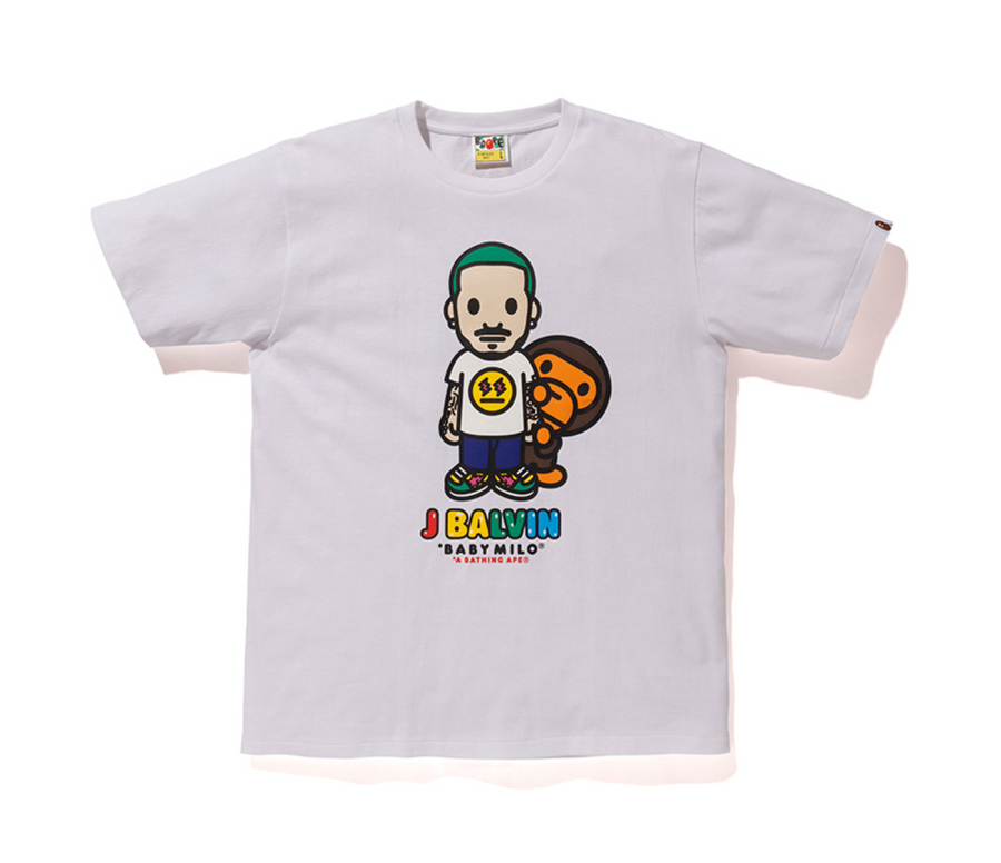 Bape x J Balvin Miami Ex #1 Tee White