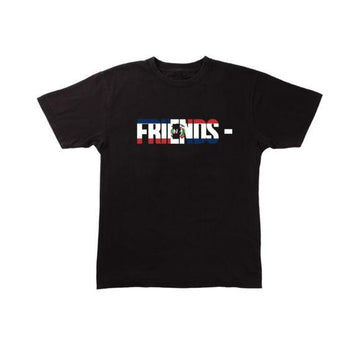 VLONE DOMINICAN REPUBLIC FRIENDS- T SHIRT (BLACK)