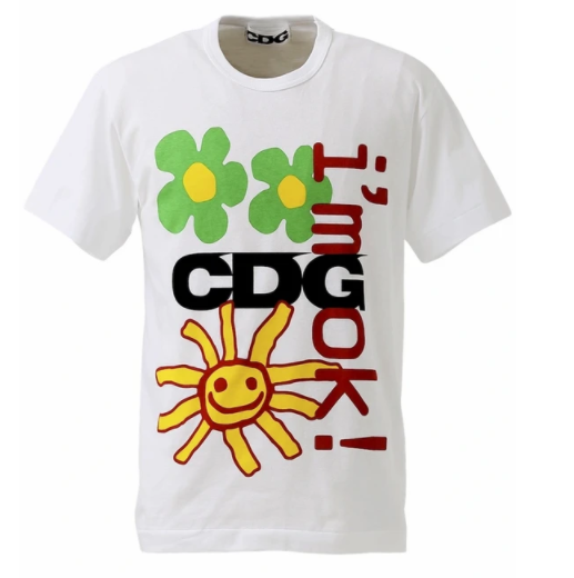 Comme Des Garcons × Cactus Plant Flea Market Tee White