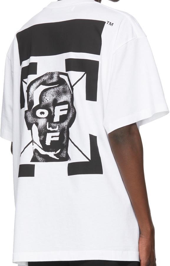 Off-White White Masked Face T-Shirt